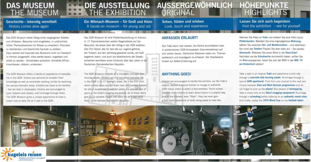 Geschichte hautnah. Klassenausflug ins DDR-Museum Berlin