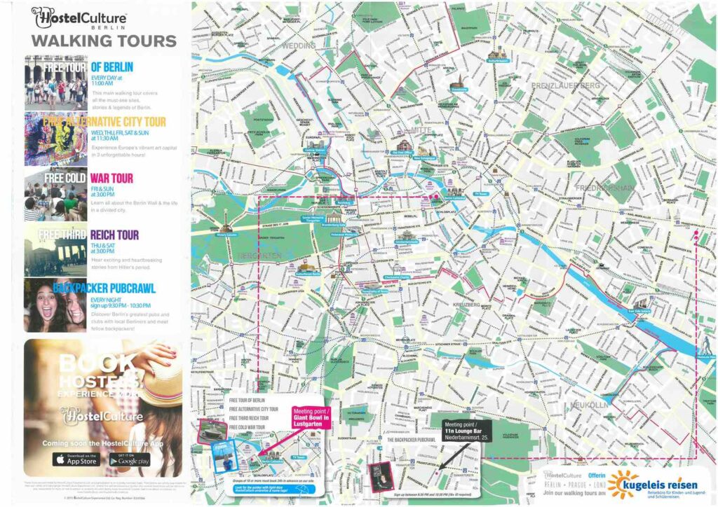 Information Klassenfahrt Tagesausflug Berlin Free Walking Tours Stadtführungen auf Spendenbasis