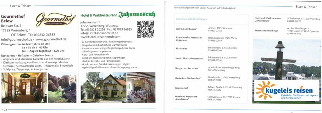 Gourmethof Below, Hotel und Waldrestaurant Johannesruh