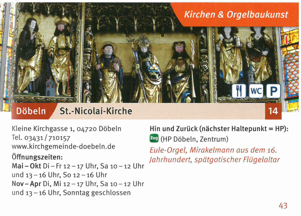 Eule-Orgel, Mirakelmann aus dem 16. Jahrhundert, spätgotischer Flügelaltar