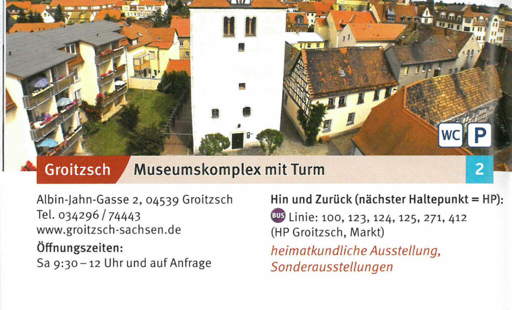 Groitzsch – Museumskomplex mit Turm