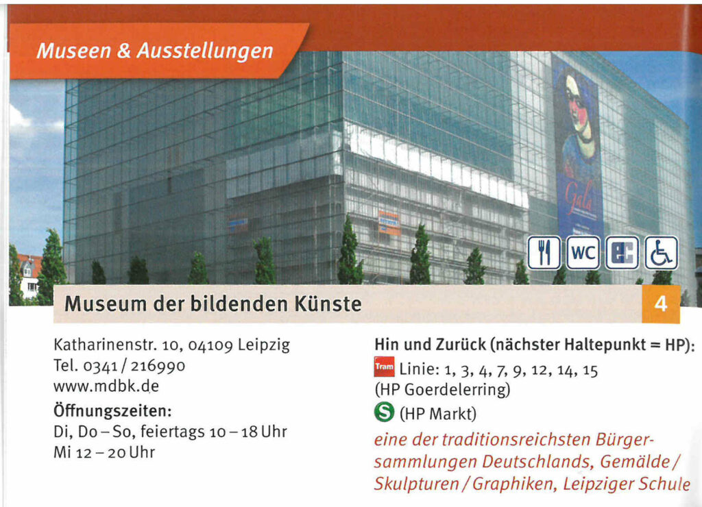 Museum der bildenden Künste Leipzig: Eine der traditionsreichsten Bürgersammlungen Deutschlands. Gemälde, Skulpturen/Graphiken, Leipziger Schule