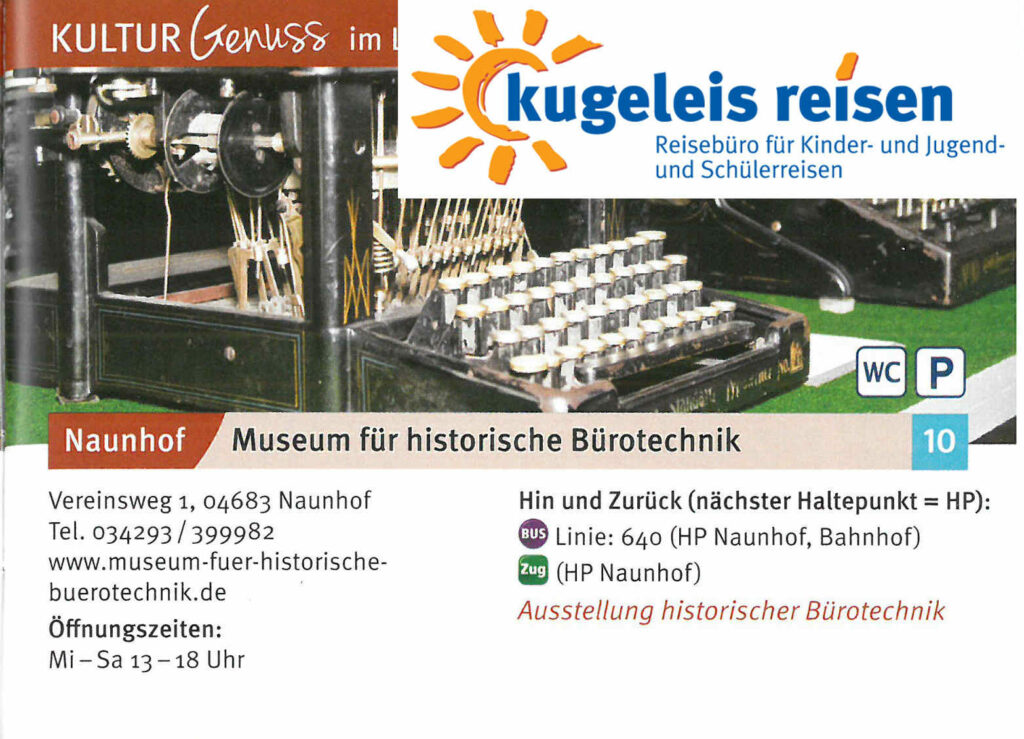Museum für historische Bürotechnik Naunhof