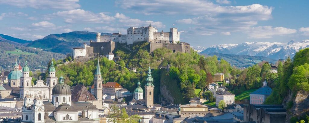 Bild von der Stadt Salzburg in Österreich